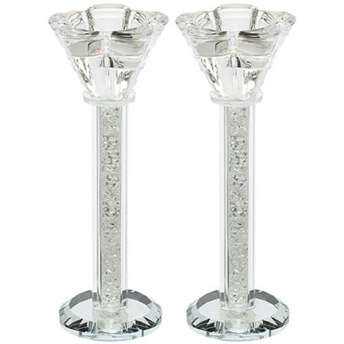 פמוטי קריסטל-פרח